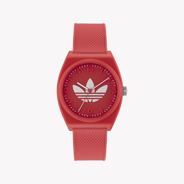 Adidas Unisex Red Resin Watch | Aost23051 by i-watch