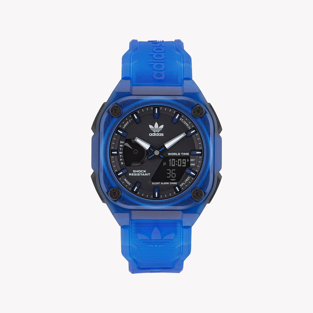 Adidas Unisex Blue Synthetic Watch | Aost23058