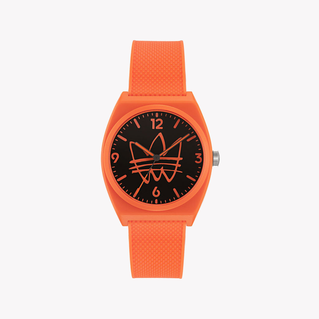 Adidas Unisex Orange Rubber Watch | Aost22562