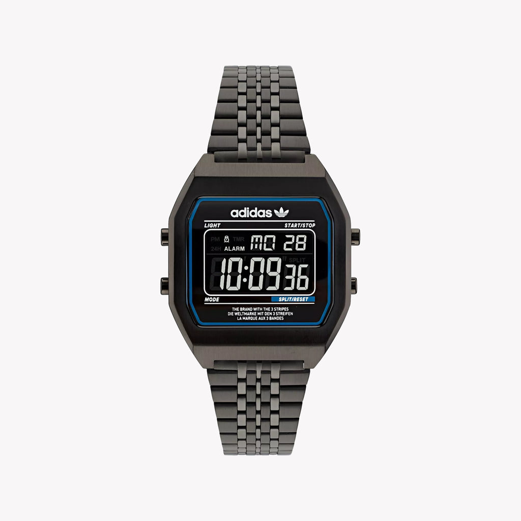 Adidas Women's Black Stainless Steel Digital Watch | Aost22073