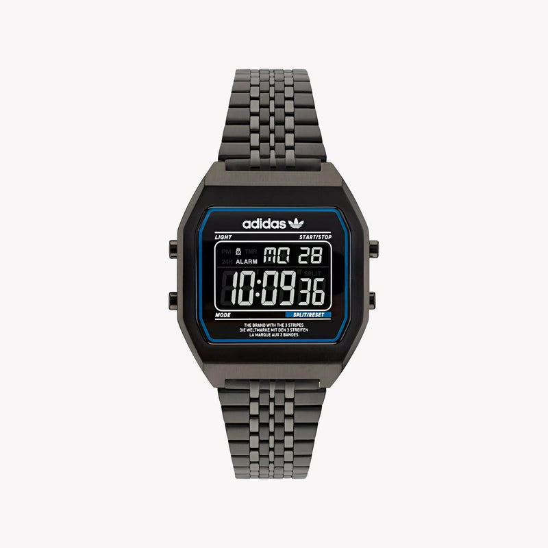Adidas Women's Black Stainless Steel Digital Watch | Aost22073 by i-watch