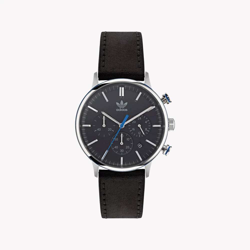 Adidas Unisex Stainless Steel Black/Silver Watch | Aosy22013 by i-watch