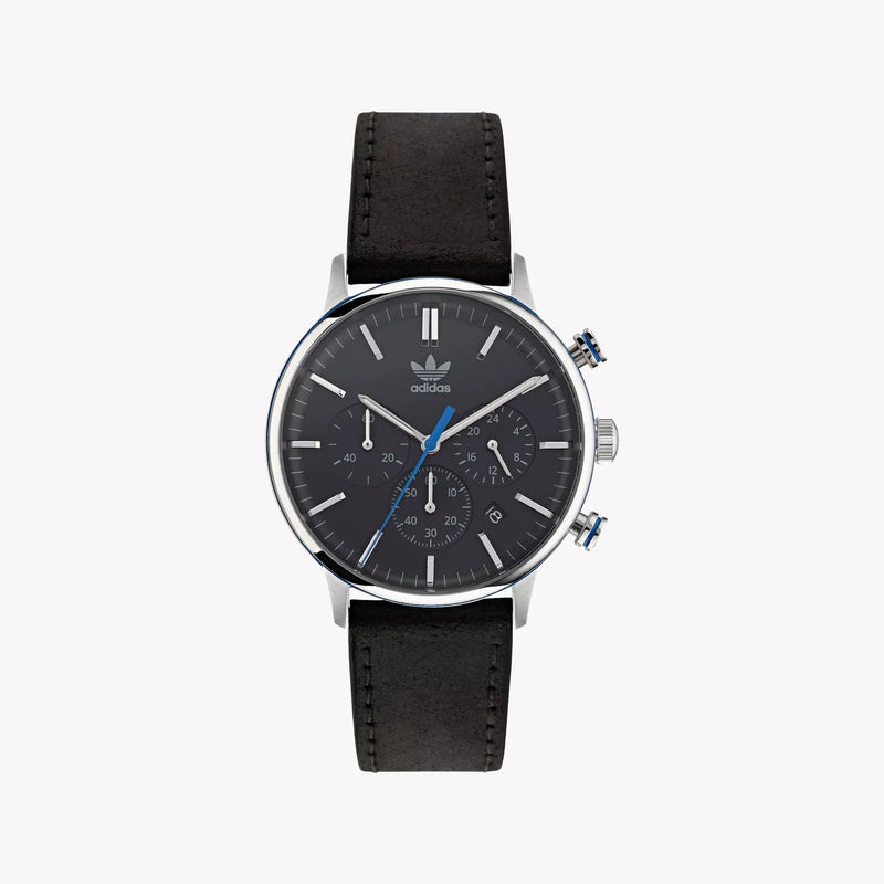 Adidas Unisex Stainless Steel Black/Silver Watch | Aosy22013 by i-watch