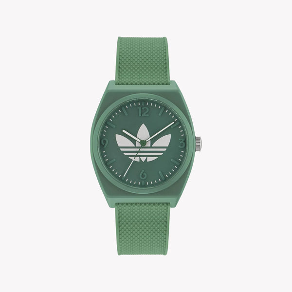 Adidas Unisex Green Silicone Quartz Watch | Aost23050 by i-watch