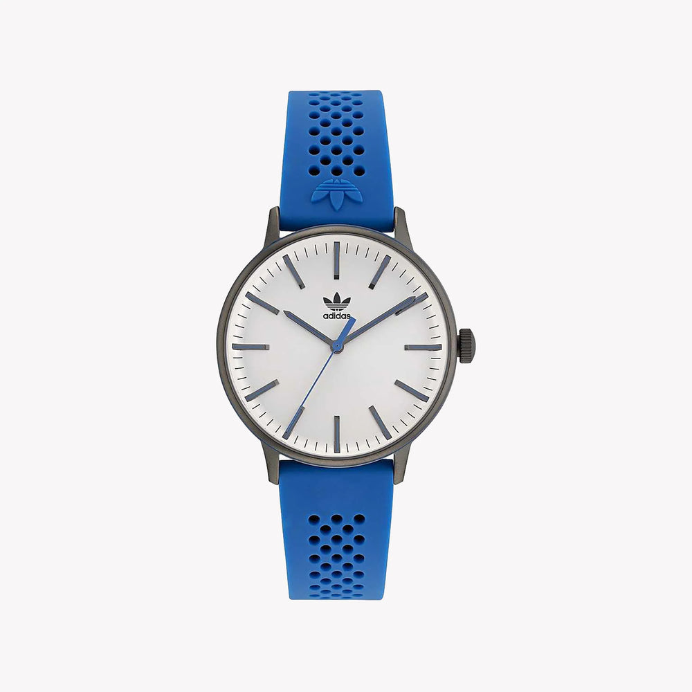 Adidas Unisex Grey/Silicone Blue Watch | Aosy22019