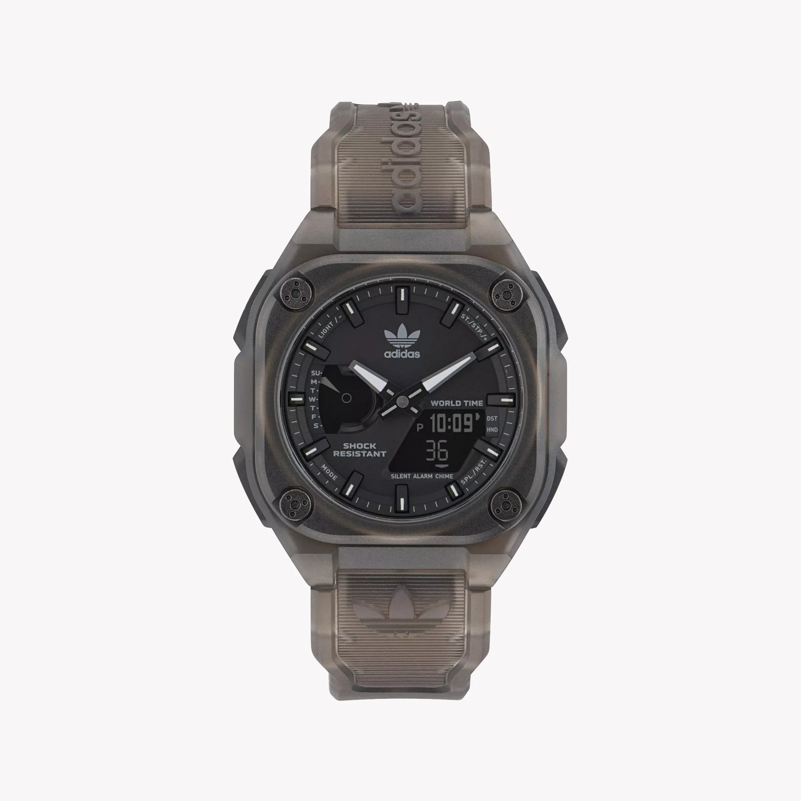 Adidas Unisex Brown Silicone Watch | Aost23059 by i-watch