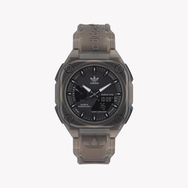 Adidas Unisex Brown Silicone Watch | Aost23059 by i-watch