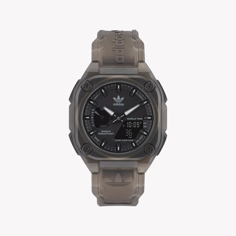 Adidas Unisex Brown Silicone Watch | Aost23059 by i-watch