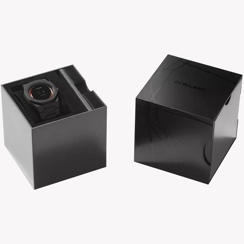 D1 MILANO Men's Black Polycarbonate Watch | D1-PCBJ27