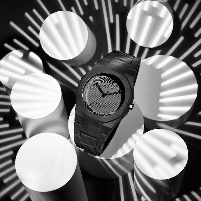 D1 MILANO Men's Black Polycarbonate Watch | D1-PCBJ23
