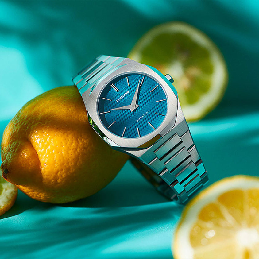 D1 MILANO Women's Stainless Steel Blue Dial Watch | D1-UTBU04