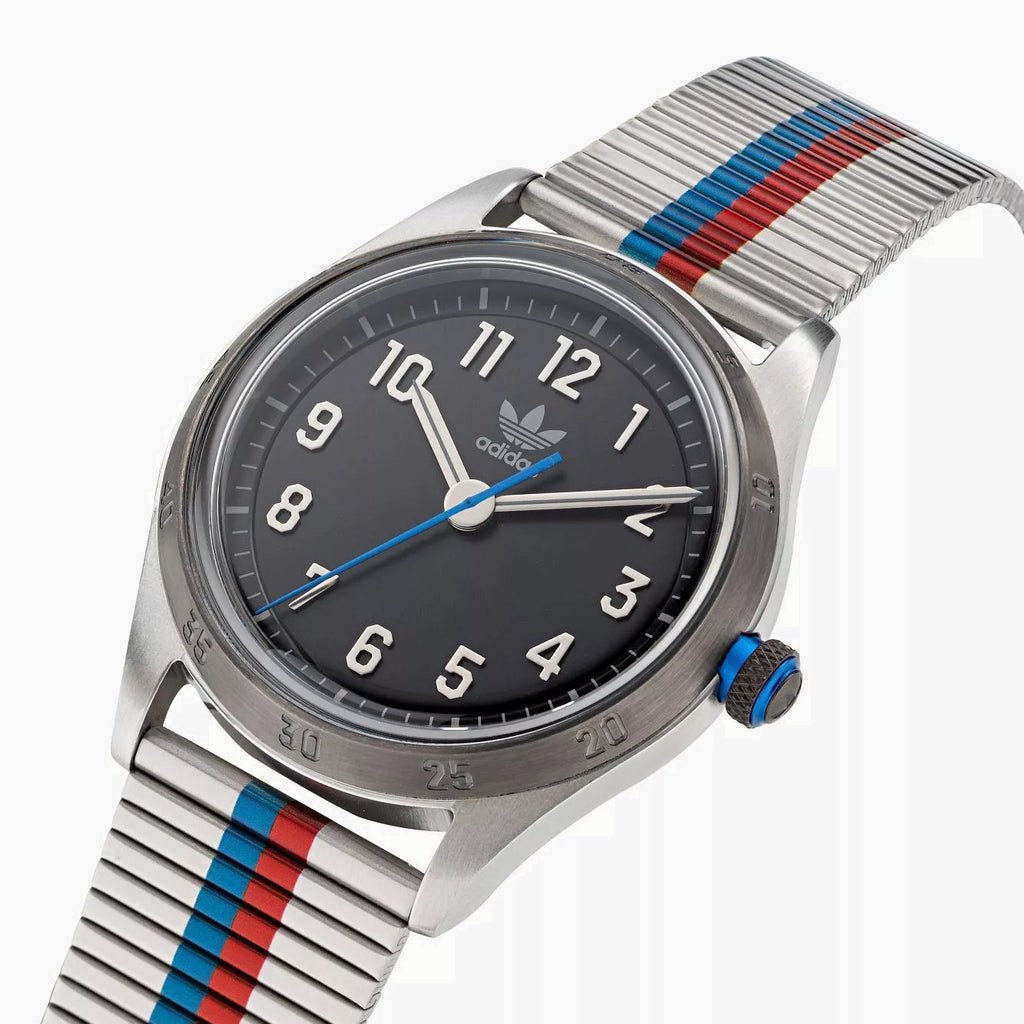 Adidas Men's Stainless Steel Silver/Black Watch | Aosy22525