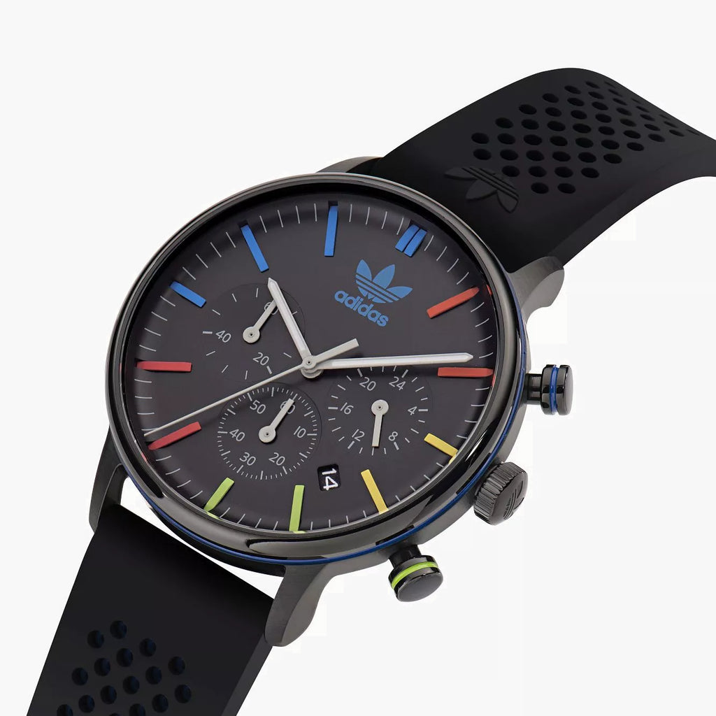 Adidas Unisex Black Silicone Watch | Aosy23021