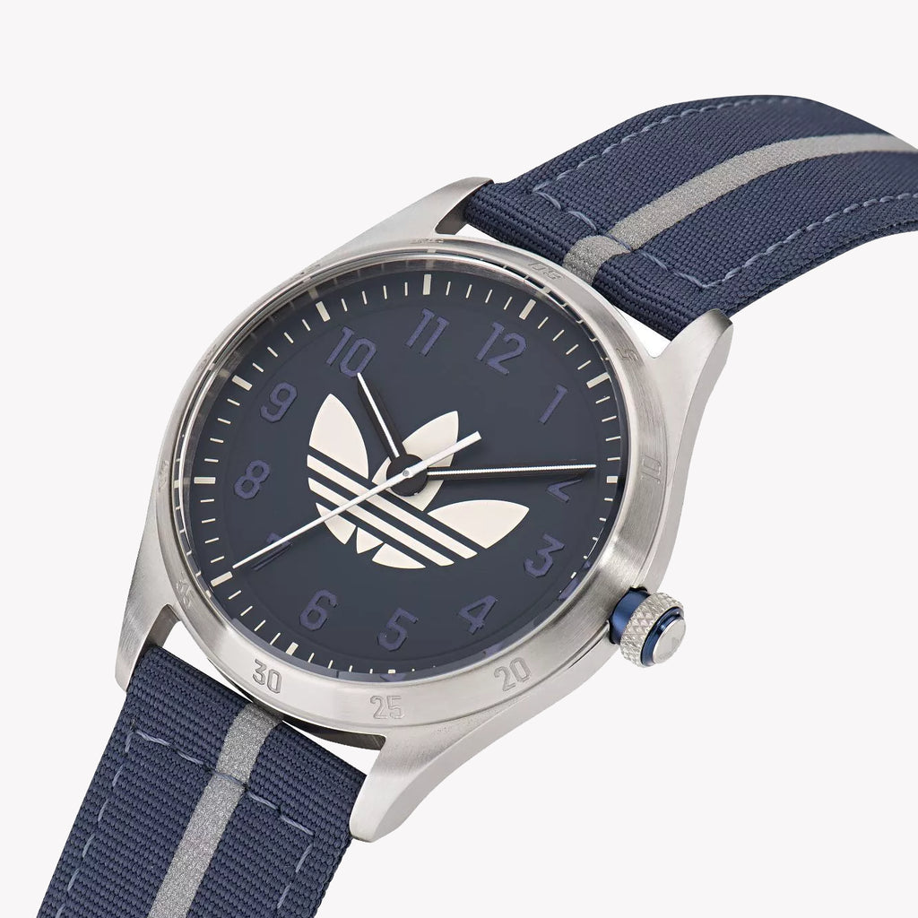 Adidas Men's Fabric/Blue Watch, Stainless Steel | Aosy23041