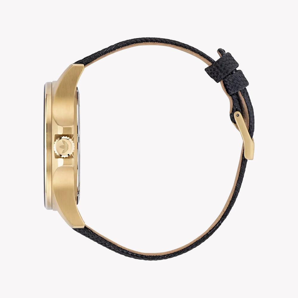 Adidas Men's Stainless Steel Gold/Black Watch | Aofh23015 by i-watch