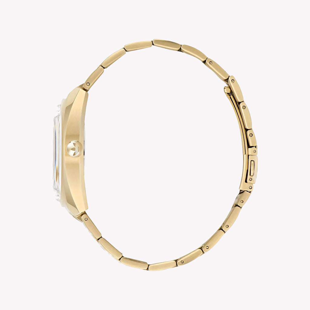 Adidas Unisex Gold Stainless Steel Watch | Aofh23509