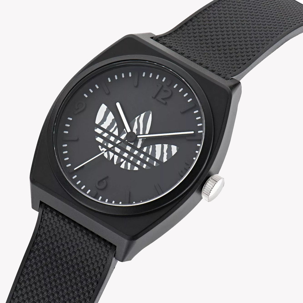 Adidas Unisex Black Rubber Watch | Aost23551