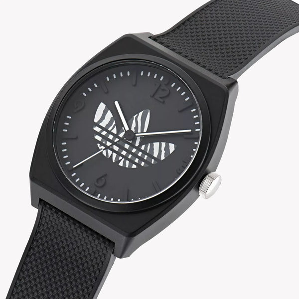 Adidas Unisex Black Rubber Watch | Aost23551 by i-watch