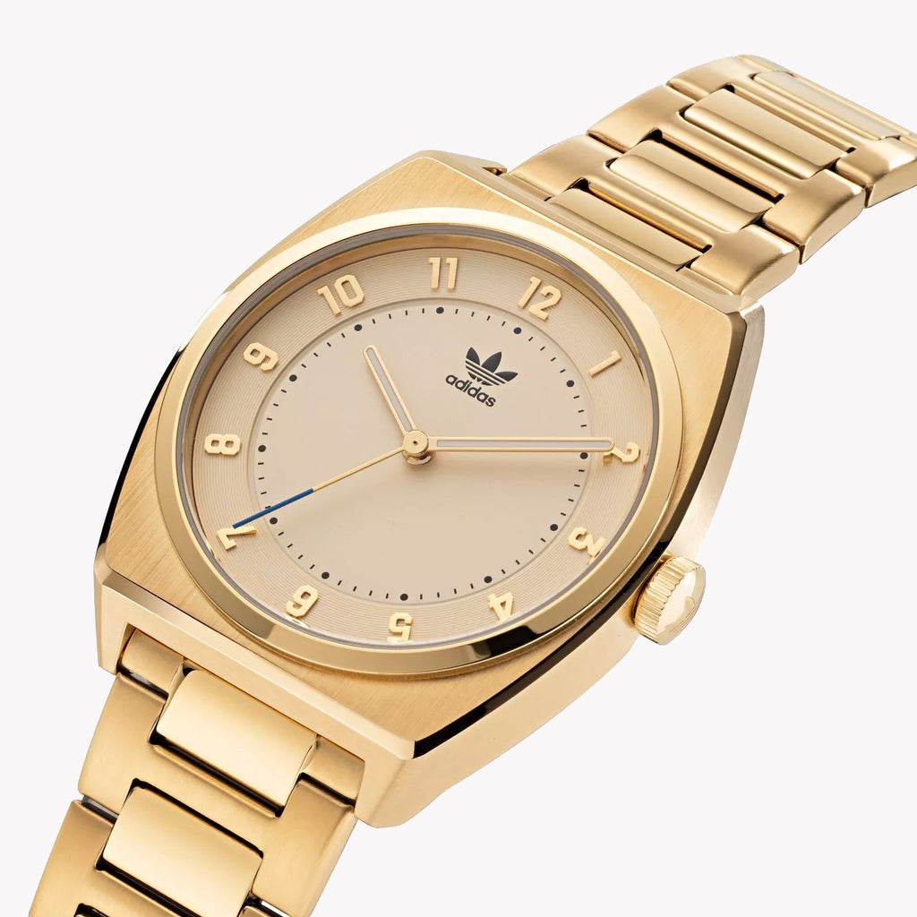 Adidas Unisex Gold Watch, Stainless Steel | Aosy22026