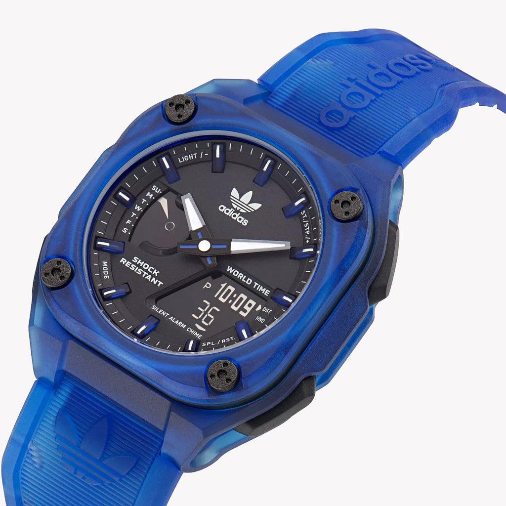 Adidas Unisex Blue Synthetic Watch | Aost23058