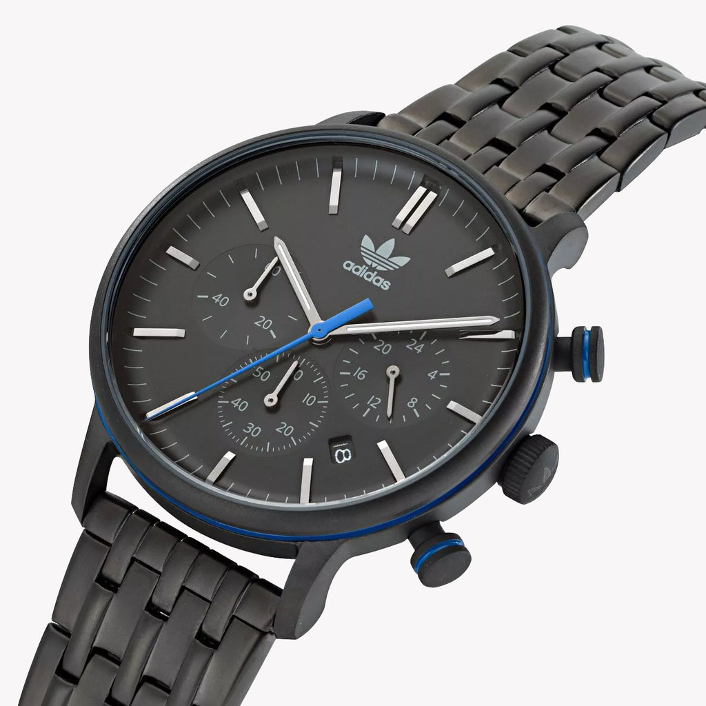 Adidas Men's Black Stainless Steel Watch | Aosy22017