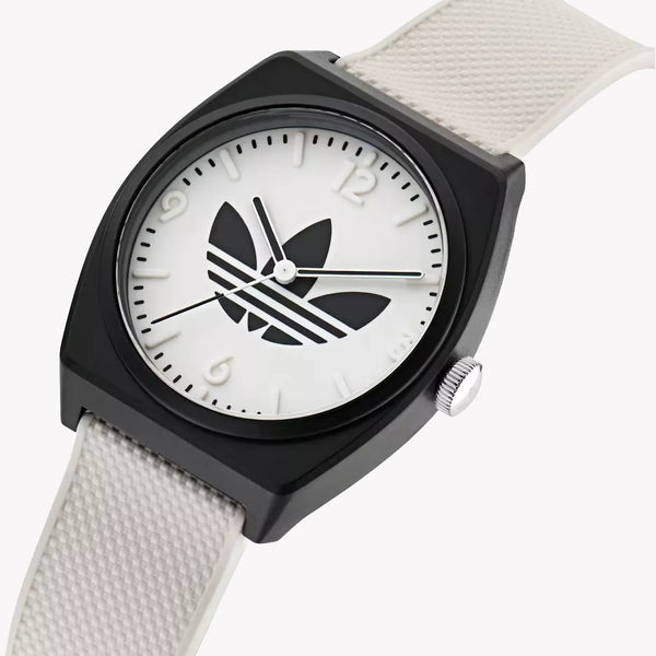 Adidas Unisex Black Resin & White Rubber Watch | Aost23549 by i-watch