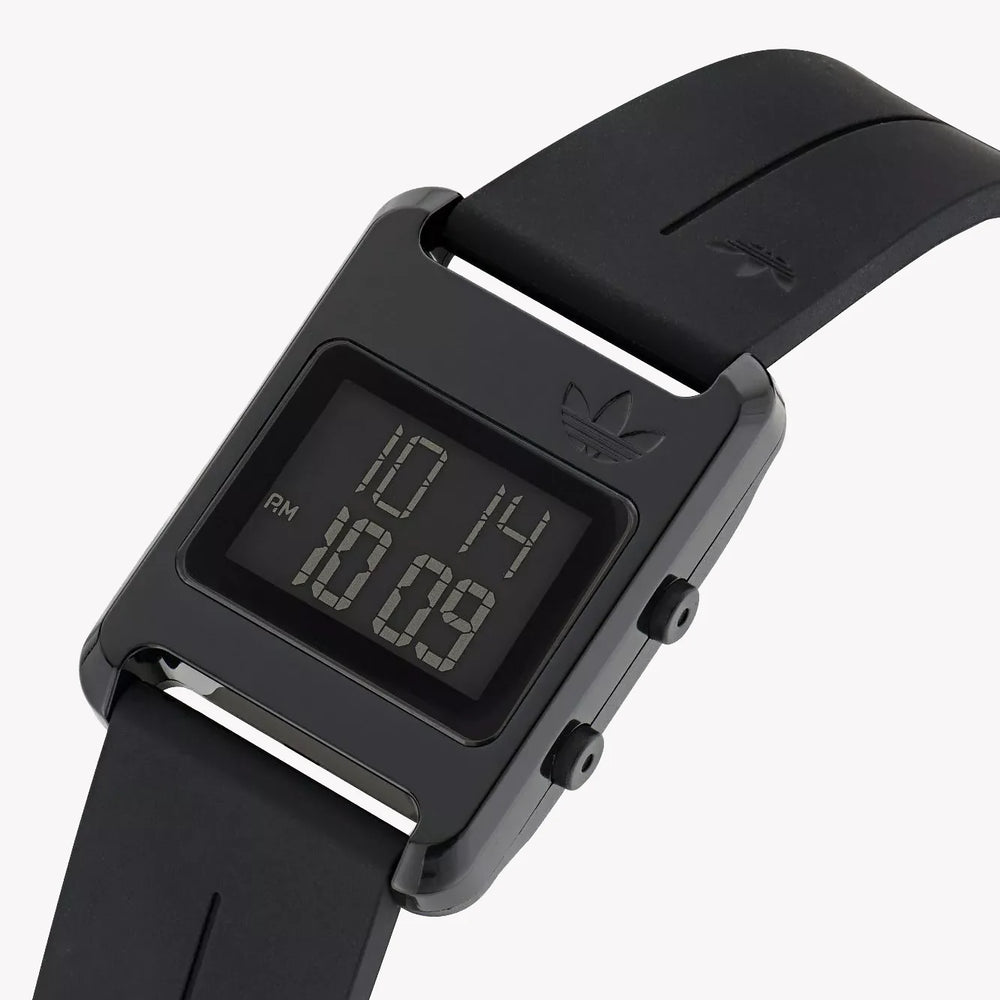 Adidas Unisex Black Silicone Digital Watch | Aost23568 by i-watch
