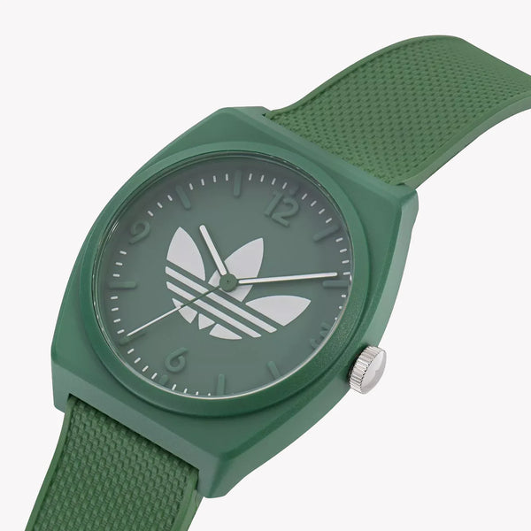 Adidas Unisex Green Silicone Quartz Watch | Aost23050 by i-watch