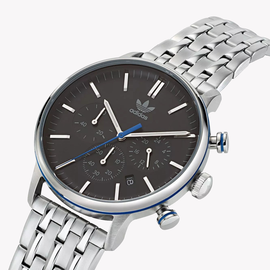 Adidas Men's Aosy22018 Silver Stainless Steel Watch | Aosy22018