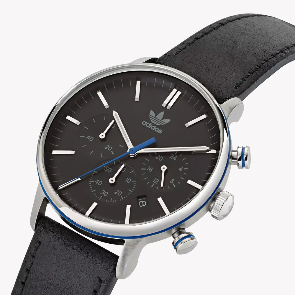 Adidas Unisex Stainless Steel Black/Silver Watch | Aosy22013 by i-watch