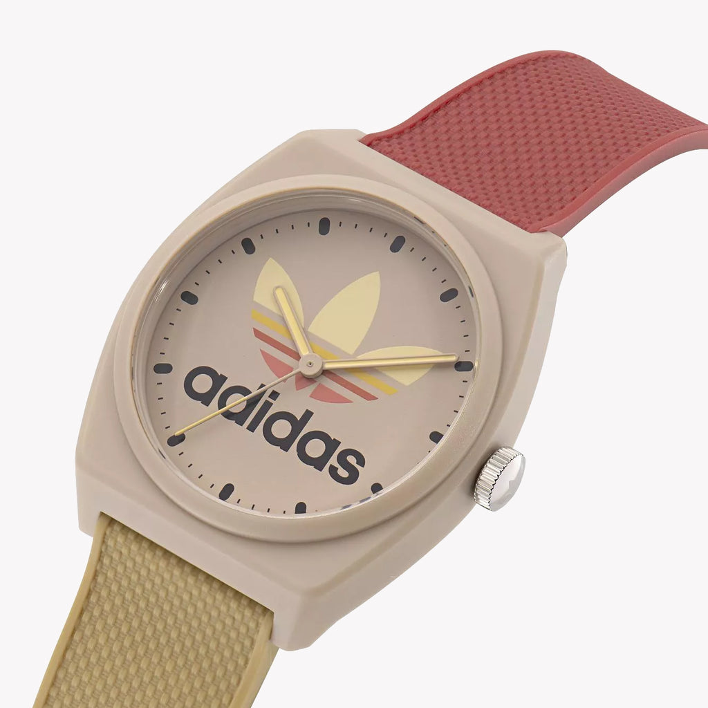 Adidas Unisex Resin Multicolor Watch, Beige | Aost23056