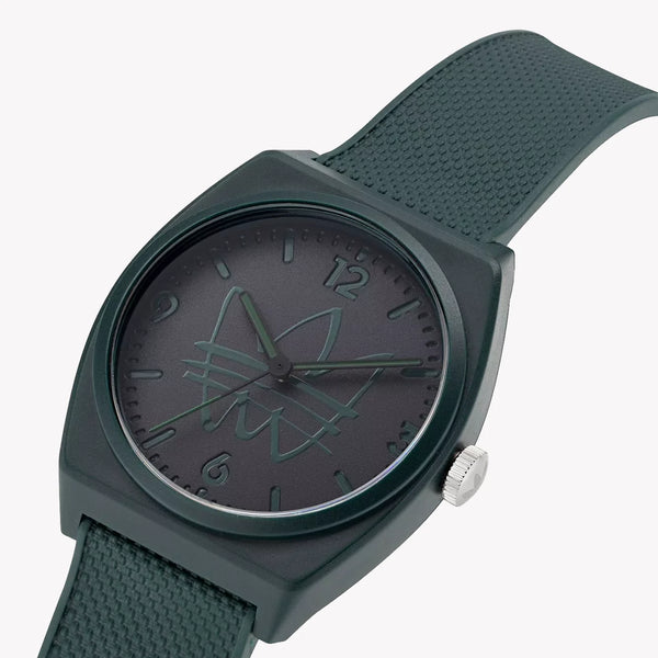 Adidas Unisex Green Rubber Watch | Aost22566 by i-watch
