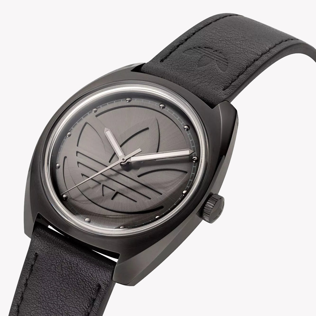 Adidas Unisex Black Stainless Steel Quartz Watch | Aofh22514