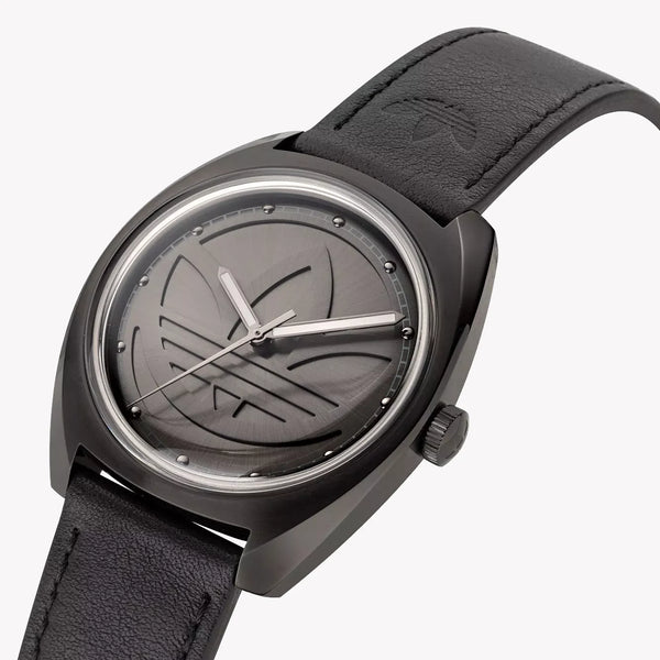 Adidas Unisex Black Stainless Steel Quartz Watch | Aofh22514 by i-watch