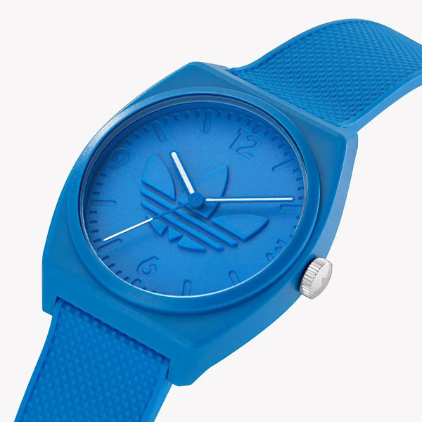Adidas Unisex Blue Resin Watch | Aost22033 by i-watch