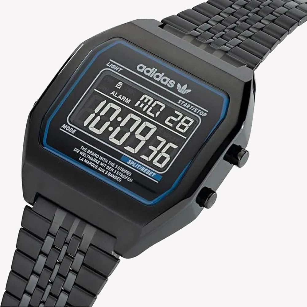 Adidas Women's Black Stainless Steel Digital Watch | Aost22073