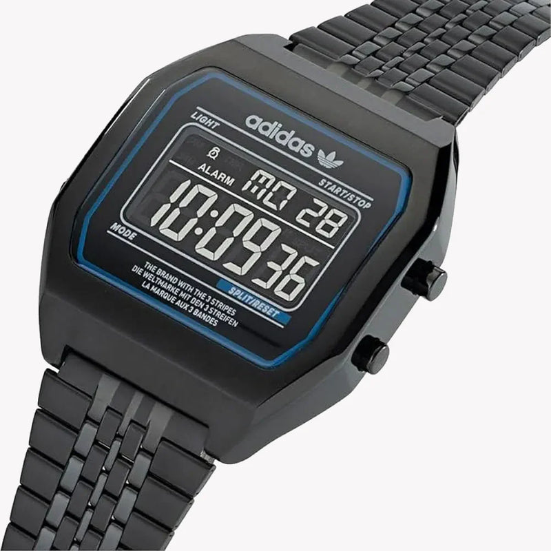 Adidas Women's Black Stainless Steel Digital Watch | Aost22073 by i-watch