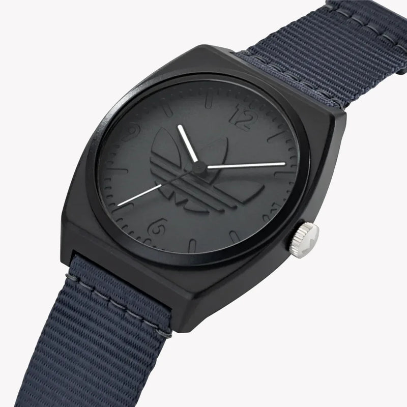 Adidas Unisex Resin Black/Blue Watch | Aost22041 by i-watch