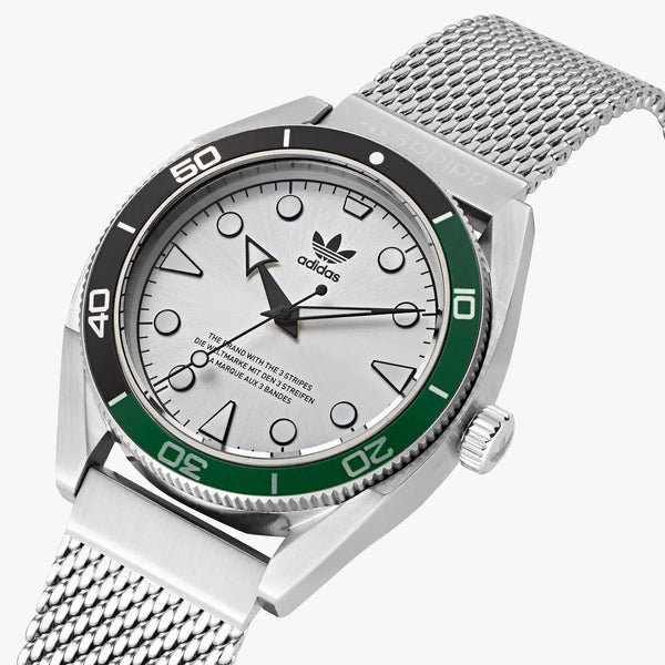 Adidas Men's Silver Stainless Steel Watch | Aofh22503