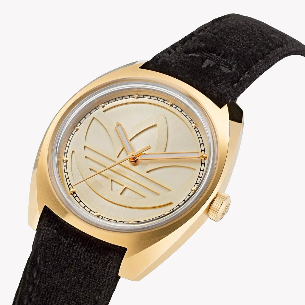 Adidas Unisex Watch, Gold & Black | Aofh22513