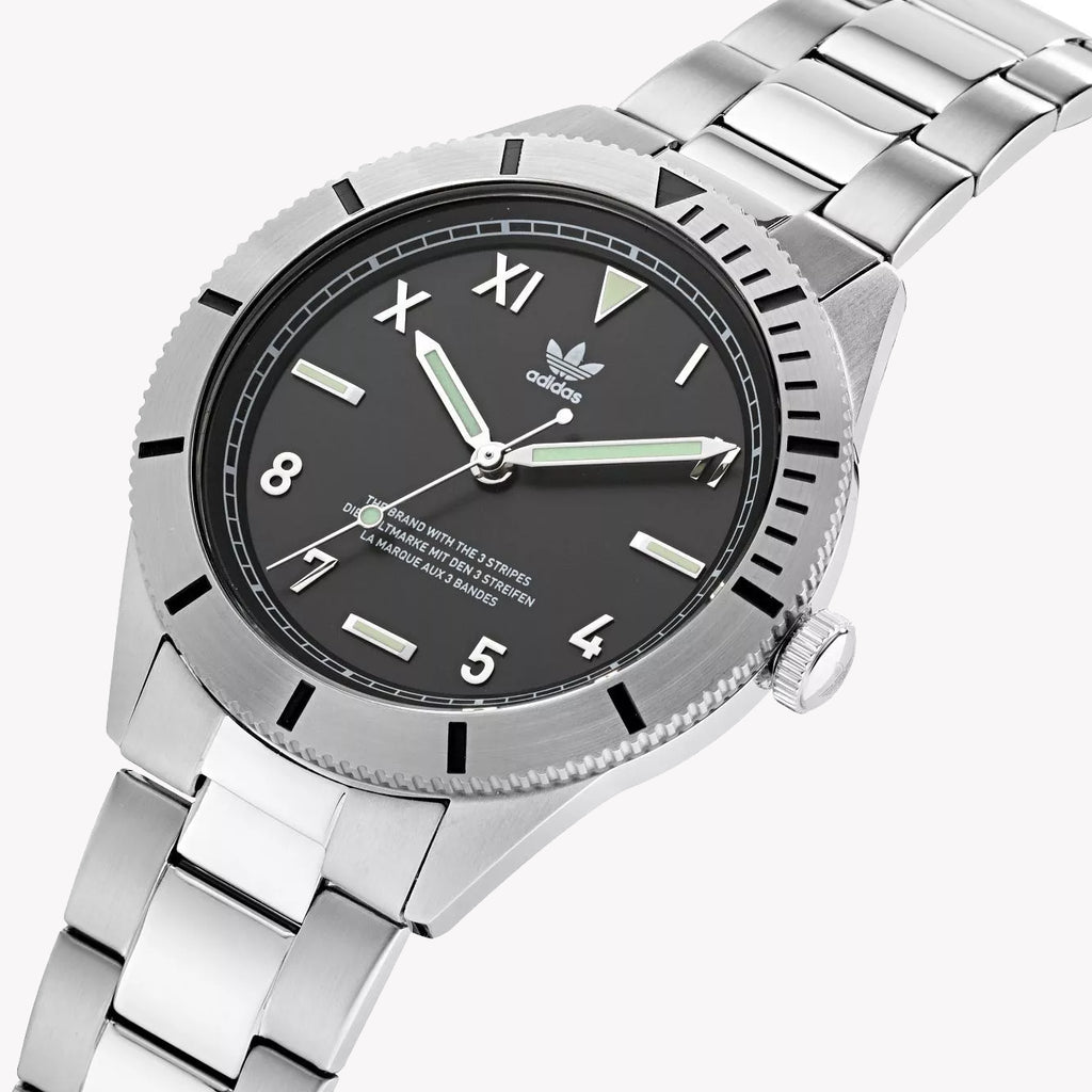 Adidas Men's Silver Stainless Steel Watch | Aofh22054