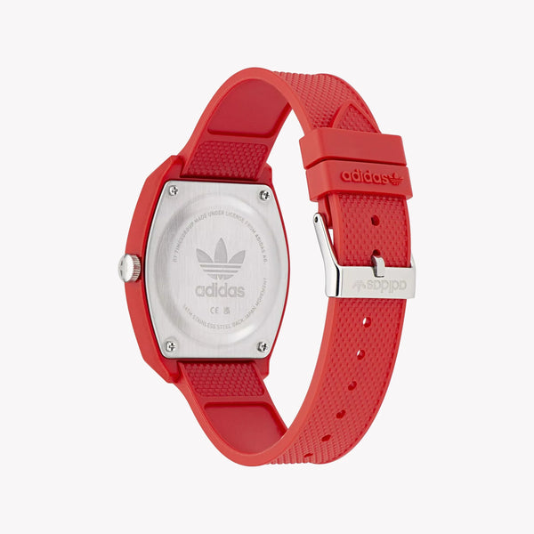Adidas Unisex Red Resin Watch | Aost23051 by i-watch
