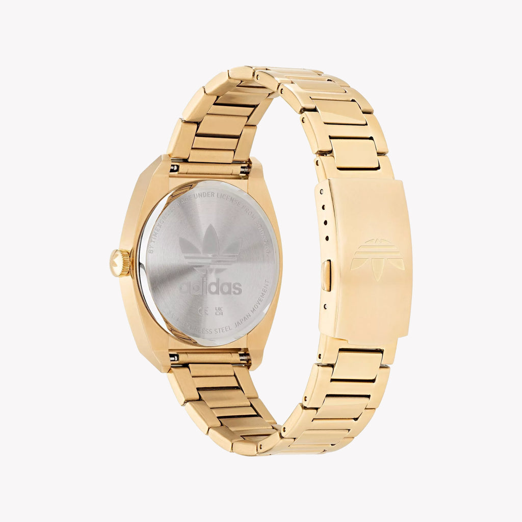 Adidas Unisex Gold Watch, Stainless Steel | Aosy22026