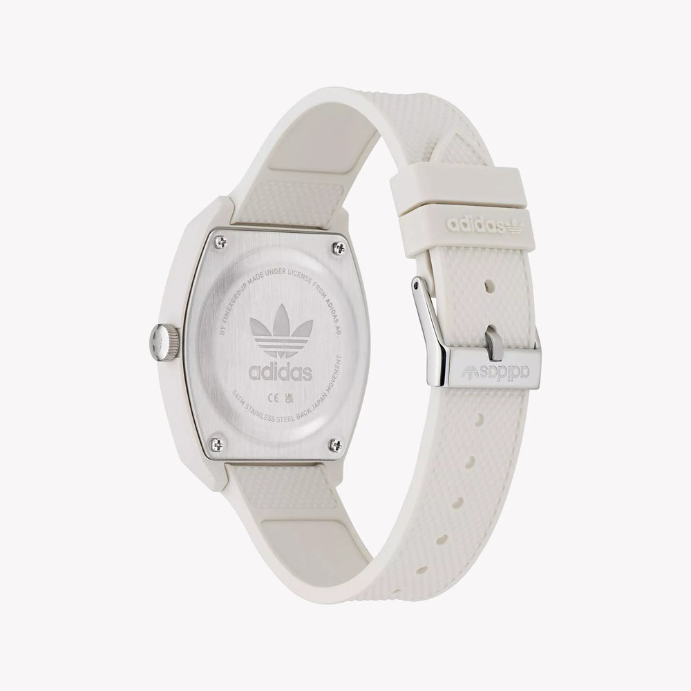 Adidas Unisex White Resin Watch | Aost23048 by i-watch
