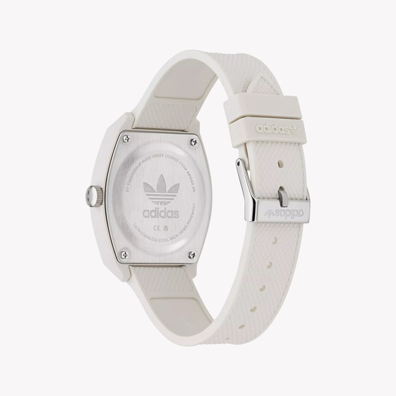 Adidas Unisex White Resin Watch | Aost23048 by i-watch