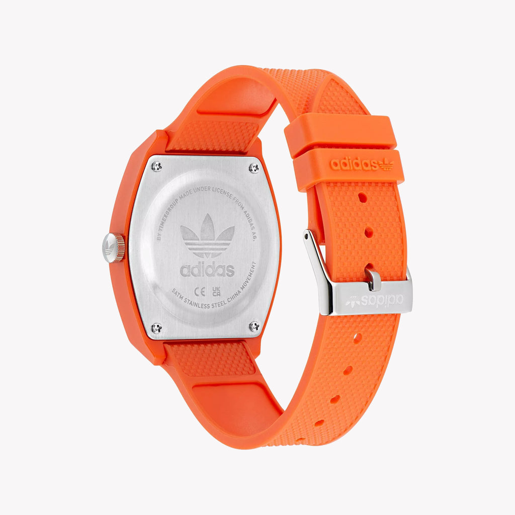 Adidas Unisex Orange Rubber Watch | Aost22562