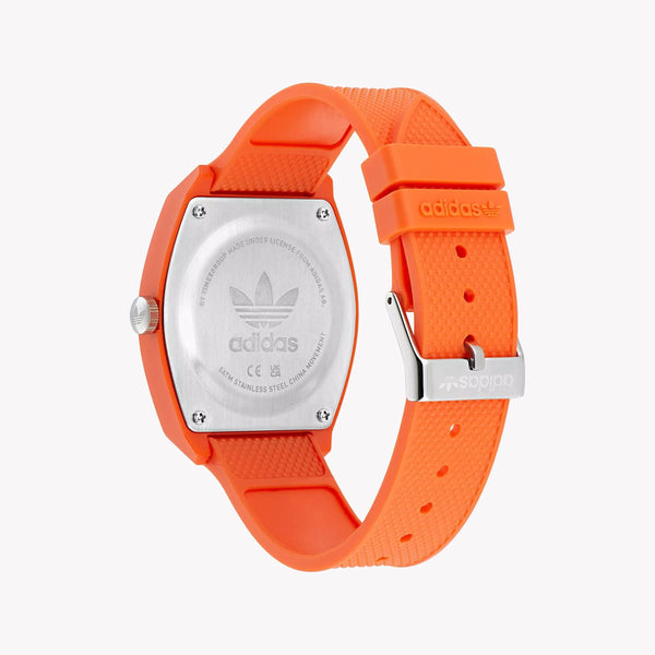 Adidas Unisex Orange Rubber Watch | Aost22562 by i-watch