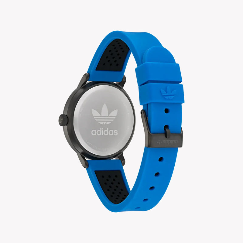 Adidas Unisex Grey/Silicone Blue Watch | Aosy22019
