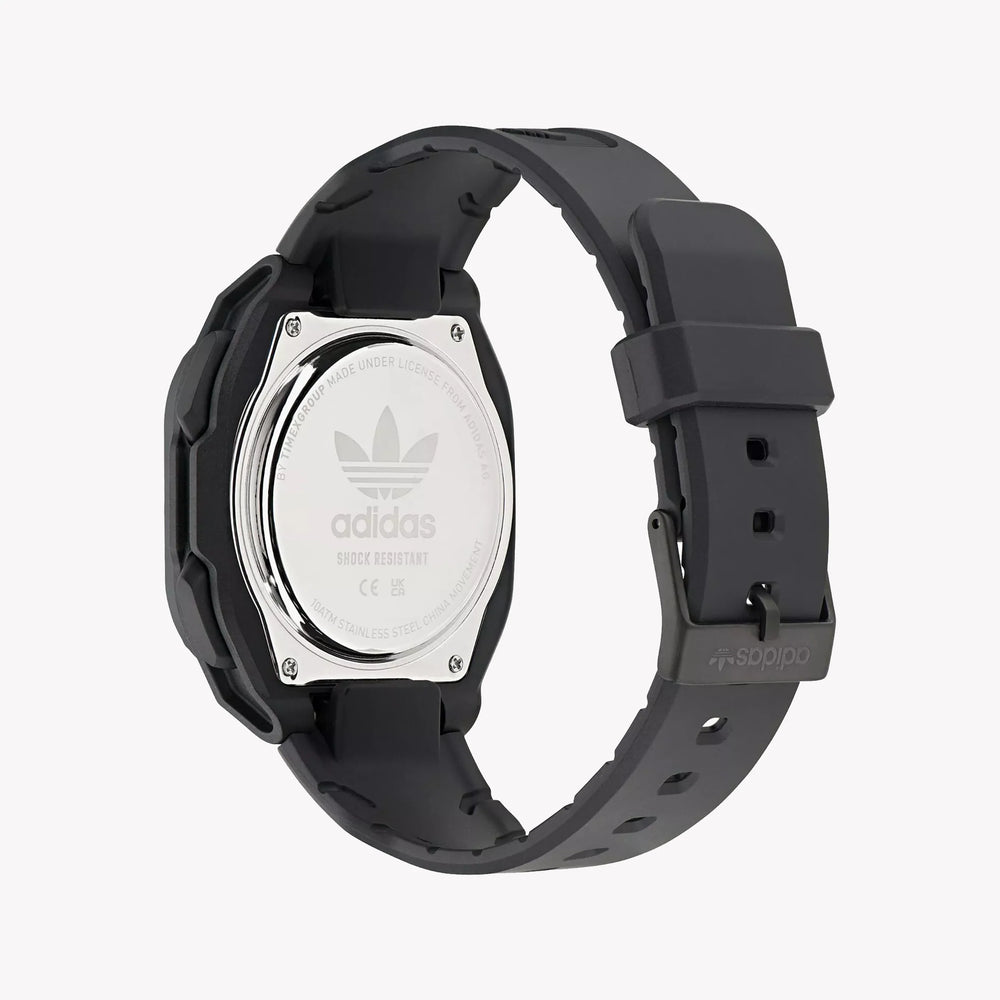 Adidas Unisex Black Rubber Digital Watch | Aost23571 by i-watch
