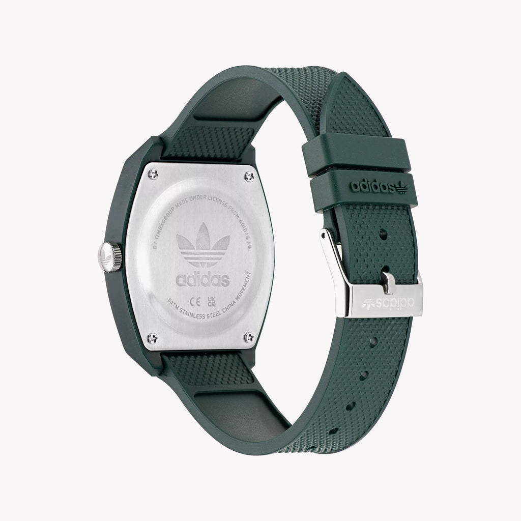 Adidas Unisex Green Rubber Watch | Aost22566
